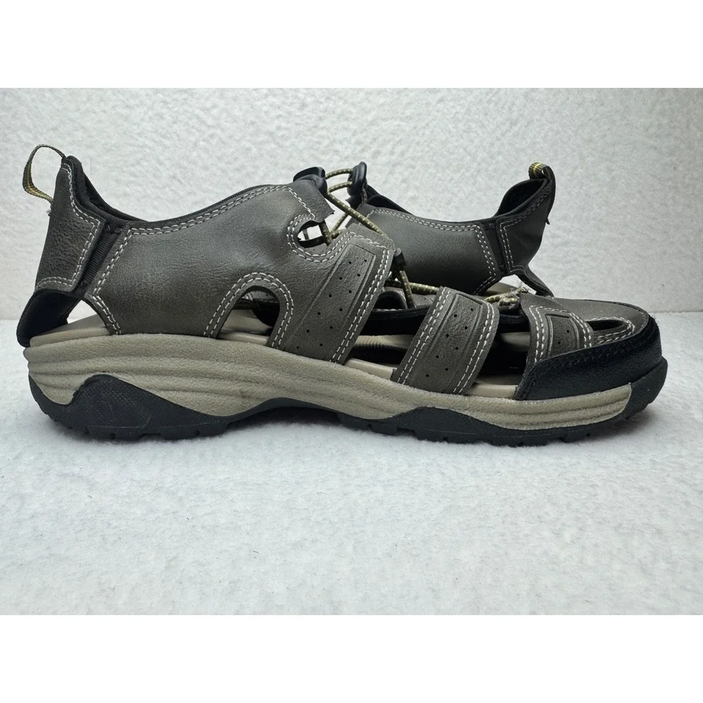 Ozark Trail Men's Sport Sandals OT23GN01 Size 7 Grey Hiking Water Shoes